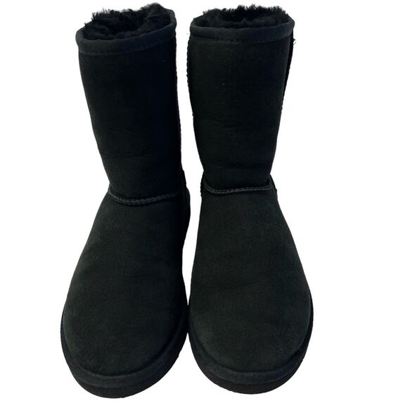 UGG Australia Classic II Boot Black Kids Size 3 - Picture 3 of 6